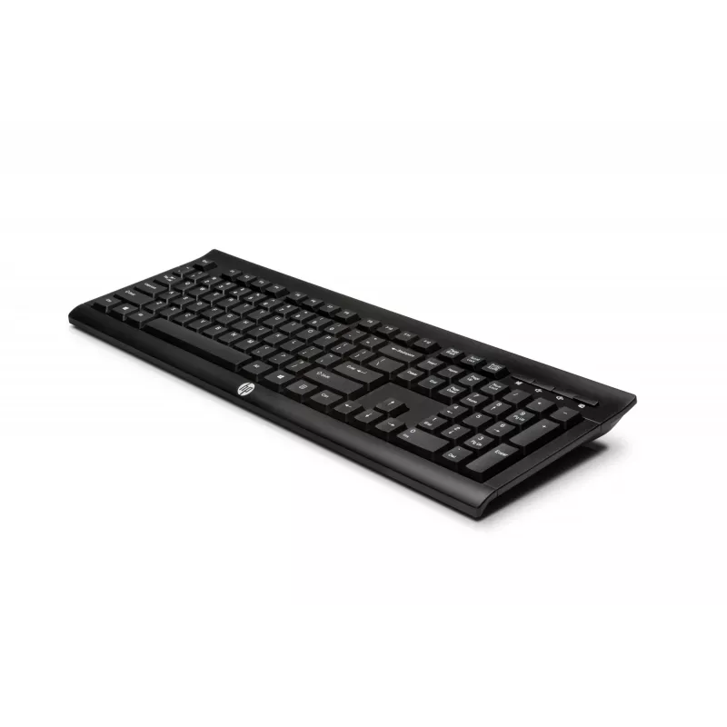 HP K2500 belaidė klaviatūra, pilno dydžio (100%), belaidė, RF belaidė, juoda