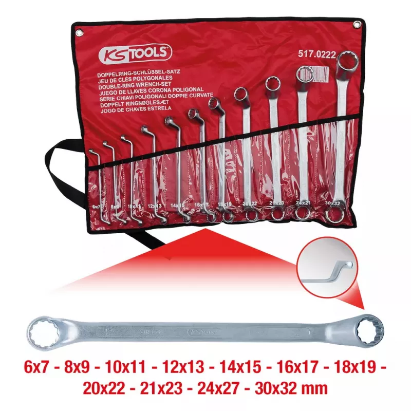 Įrankių rinkinys KS Tools 517.0222