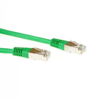 ACT Žalias 10 metrų F/UTP CAT5E komutacinis kabelis su RJ45 jungtimis