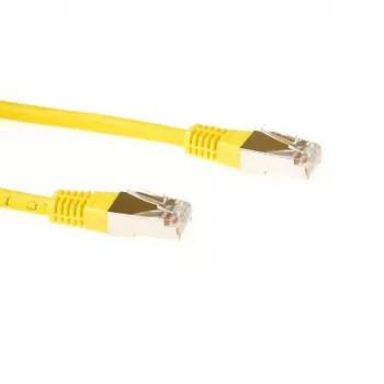 ACT geltonas 7 m F/UTP CAT5E komutacinis kabelis su RJ45 jungtimis