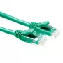 ACT žalias 7 metrų U/UTP CAT5E plonas kabelis su RJ45 jungtimis