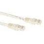 ACT Ivory 5 metrų LSZH U/UTP CAT6A komutacinis kabelis su RJ45 jungtimis