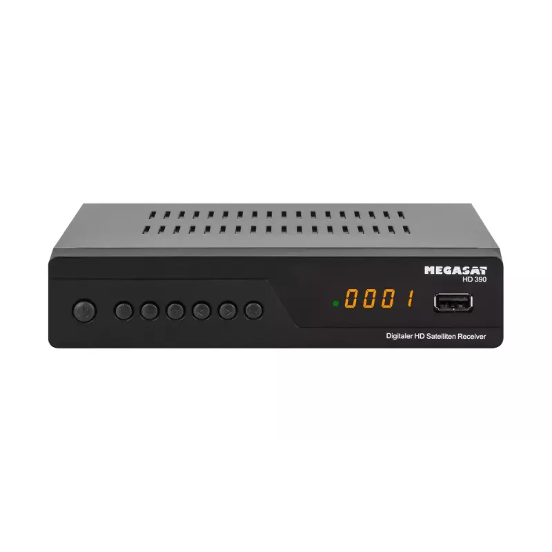 Megasat HD 390 kabelis Full HD juodas imtuvas