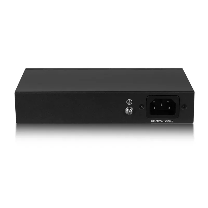 ACT 6 prievadų tinklo komutatorius, 10/100Mbps. 4x PoE+ (30W) prievadas