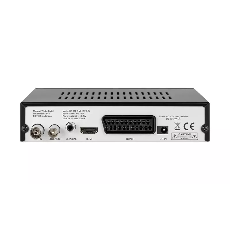 Kabelinis imtuvas Megasat HD 200C V2