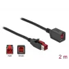 Maitinamas USB ilginimo kabelis DeLOCK 85986 24 V 2 m Juodas