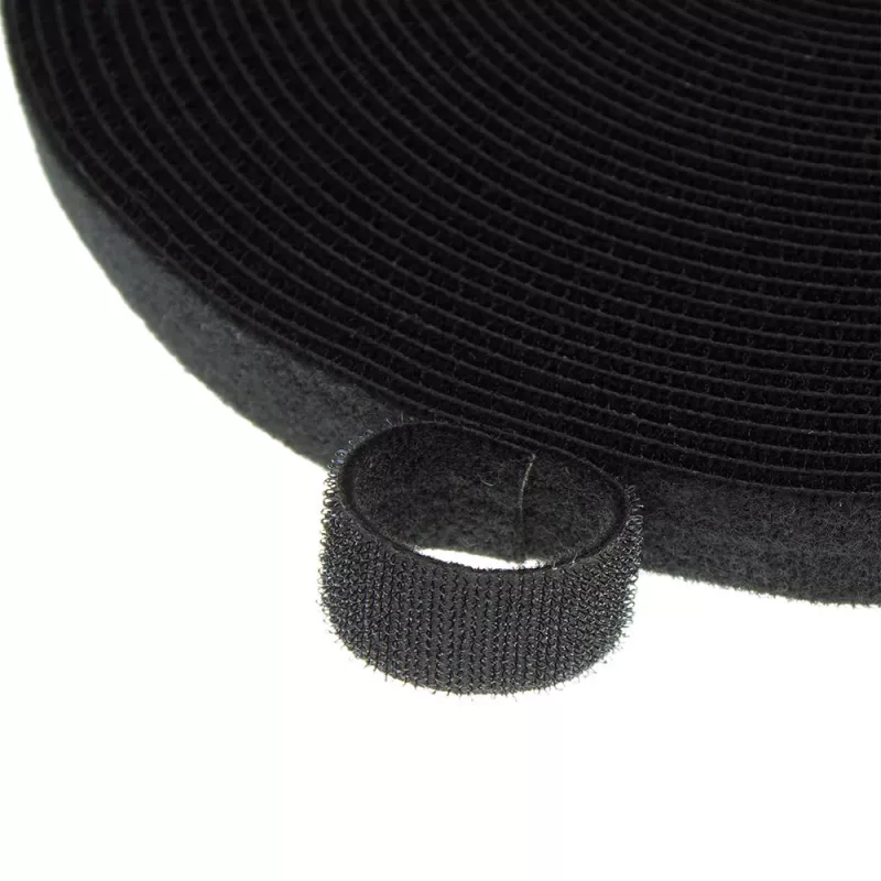 Kabliukų ir kilpų juosta ACT Hook & Loop ypač stipri 12mm 25m