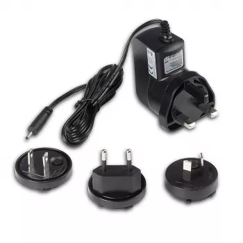 Lindy 5VDC 2A kelių šalių maitinimo šaltinis, 10 W, 100 - 240 V, 50 - 60 Hz, 0,787%, juoda, 0 - 40 °C