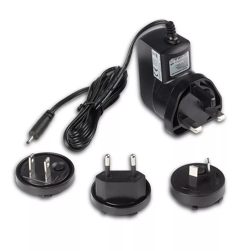 Lindy 5VDC 2A kelių šalių maitinimo šaltinis, 10 W, 100 - 240 V, 50 - 60 Hz, 0,787%, juoda, 0 - 40 °C