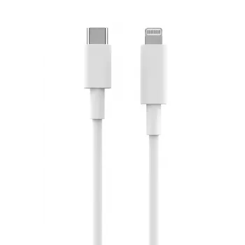Lightning laidas 2GO 795848 1 m USB-C į Lightning baltas