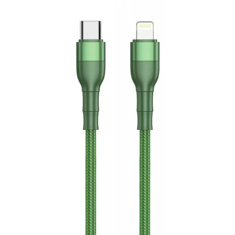 Lightning laidas 2GO 797312 1 m žalias USB C jungtis