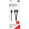 USB laidas 2GO 797153 1,5 m USB B USB C/Micro-USB B/Lightning juodas