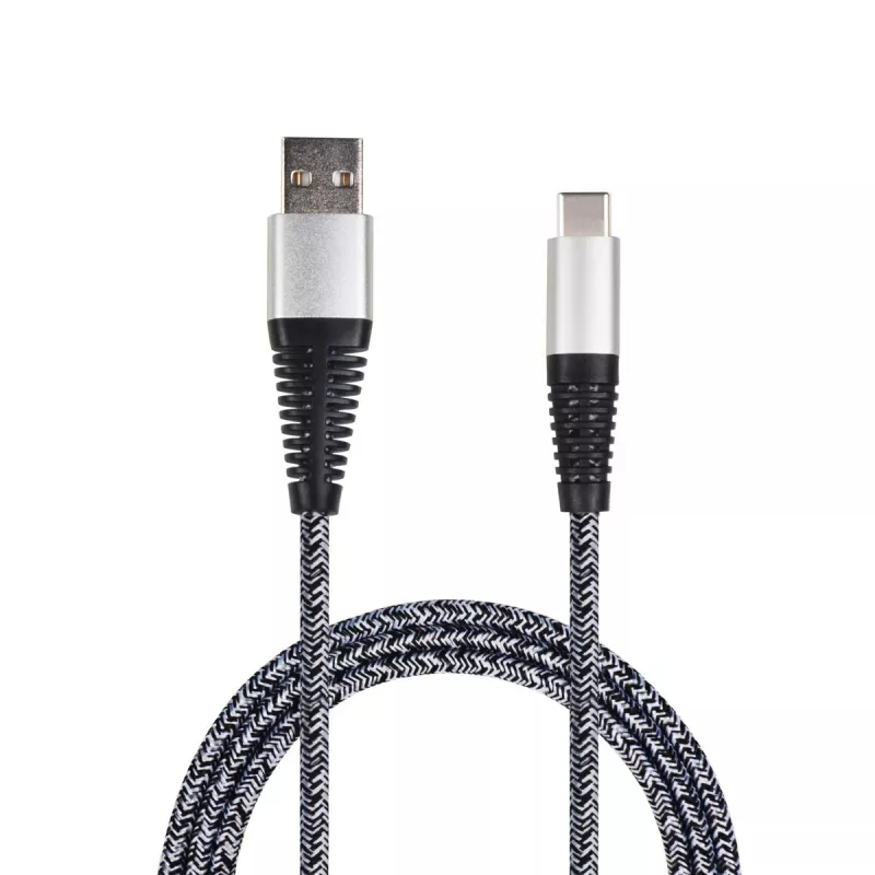 USB laidas 2GO 795953 USB 3.2 Gen 1 1m USB B USB C Sidabrinis