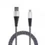 USB laidas 2GO 795953 USB 3.2 Gen 1 1m USB B USB C Sidabrinis