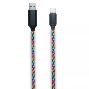 USB laidas 2GO 797146 1m USB B USB C Įvairiaspalvis