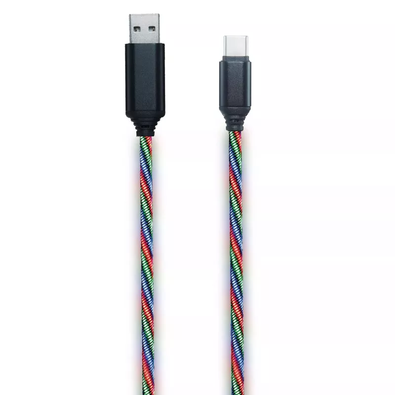 USB laidas 2GO 797146 1m USB B USB C Įvairiaspalvis