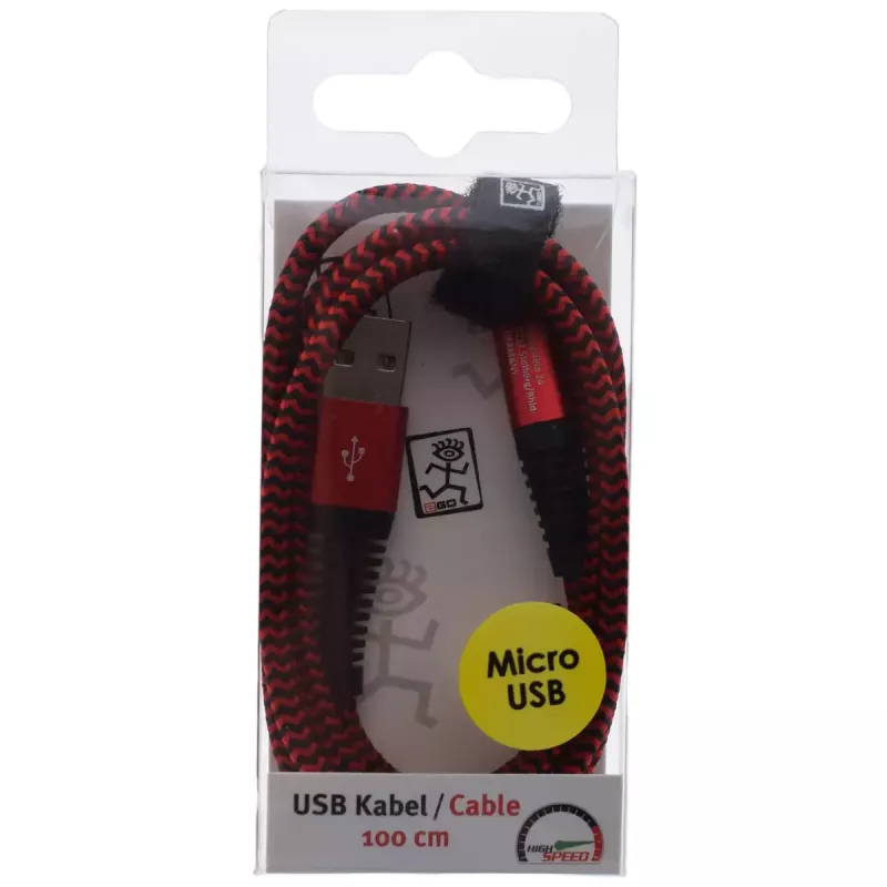 USB kabelis 2GO 795945 1 m USB B Micro-USB B Raudonas
