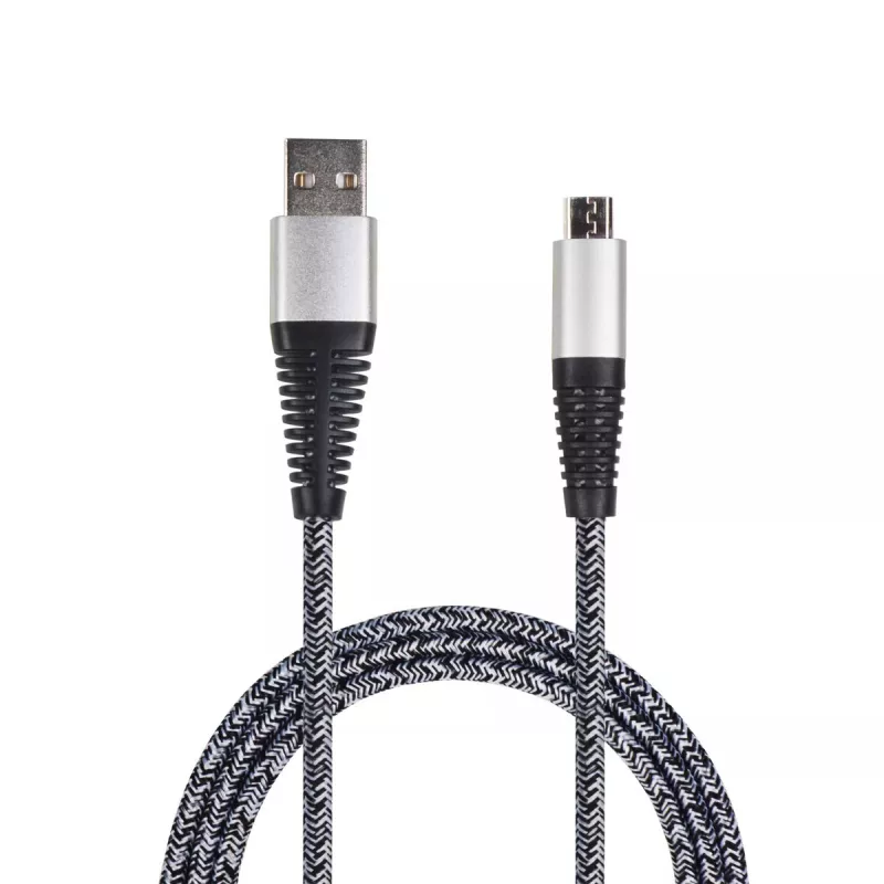 USB laidas 2GO 795951 1 m USB B Micro-USB B Sidabrinis