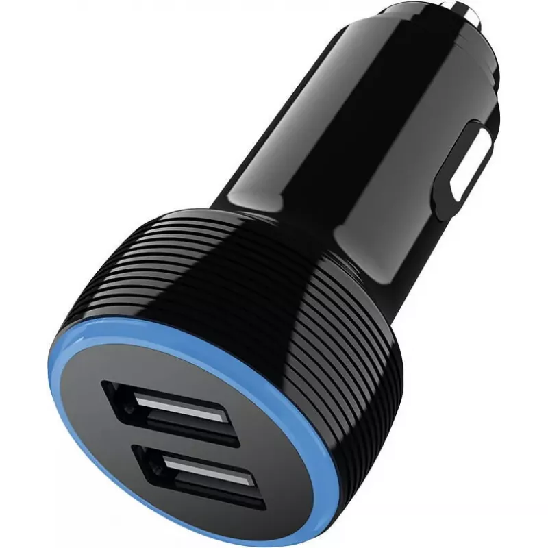 Mobiliojo įrenginio įkroviklis 2GO 795784 Universalus Juodas Cigar lighter Auto 12/24V 2 USB prievadai