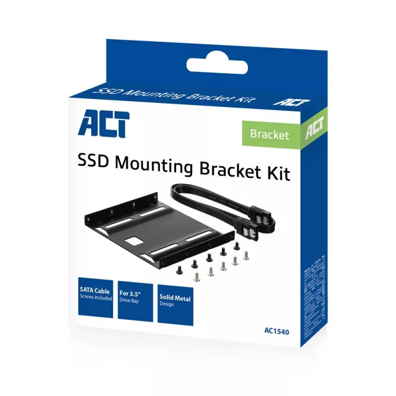HDD tvirtinimo kronšteinas ACT AC1540 Universal Metal 0,5 m laidas