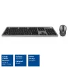 ACT belaidis klaviatūros ir pelės rinkinys, USB-C/USB-A kombinuotas imtuvas (Qwerty/JAV išdėstymas)