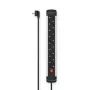Hama 00223105 maitinimo ilgintuvas 1,5 m 8 kintamosios srovės lizdai (-ų) Vidinis Juoda, Pilka