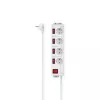 Hama 00223121 maitinimo ilgintuvas 1,4 m 4 kintamosios srovės lizdai (-ų) Vidaus Baltas