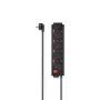 Hama 00223122 maitinimo ilgintuvas 4 kintamosios srovės lizdai (-ų) Vidaus Juoda