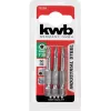 kwb INDUSTRIAL STEEL BITS 50 MM TORX T15 3 vnt.