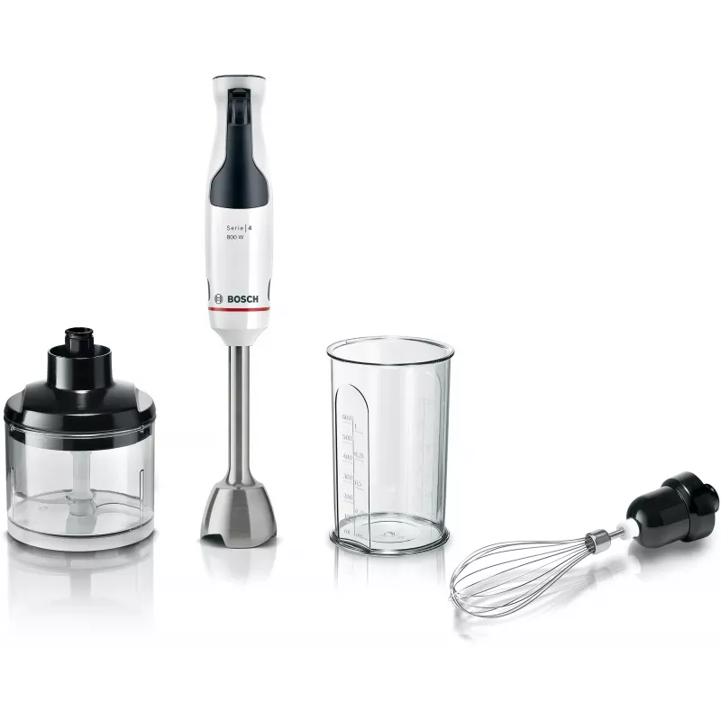 Bosch Serie 4 MSM4W421 blenderis Panardinamasis blenderis 800 W Juoda, Balta