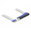 DeLOCK PCI Express x1 patino į x16 lizdą pakėlimo plokštė su 20 cm kabeliu