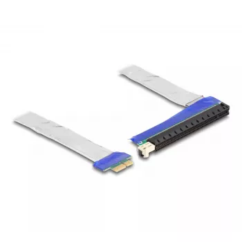 DeLOCK PCI Express x1 patino į x16 lizdą pakėlimo plokštė su 20 cm kabeliu