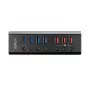 „Lindy“ 4 prievadų USB 3.0 šakotuvas su 3 „Quick Charge 3.0“ prievadais