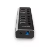 „Lindy“ 4 prievadų USB 3.0 šakotuvas su 3 „Quick Charge 3.0“ prievadais
