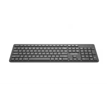 eSTUFF GLB211302 klaviatūra, skirta biurui, USB, QWERTY, UK anglų, juoda