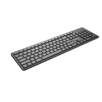 eSTUFF GLB211302 klaviatūra, skirta biurui, USB, QWERTY, UK anglų, juoda