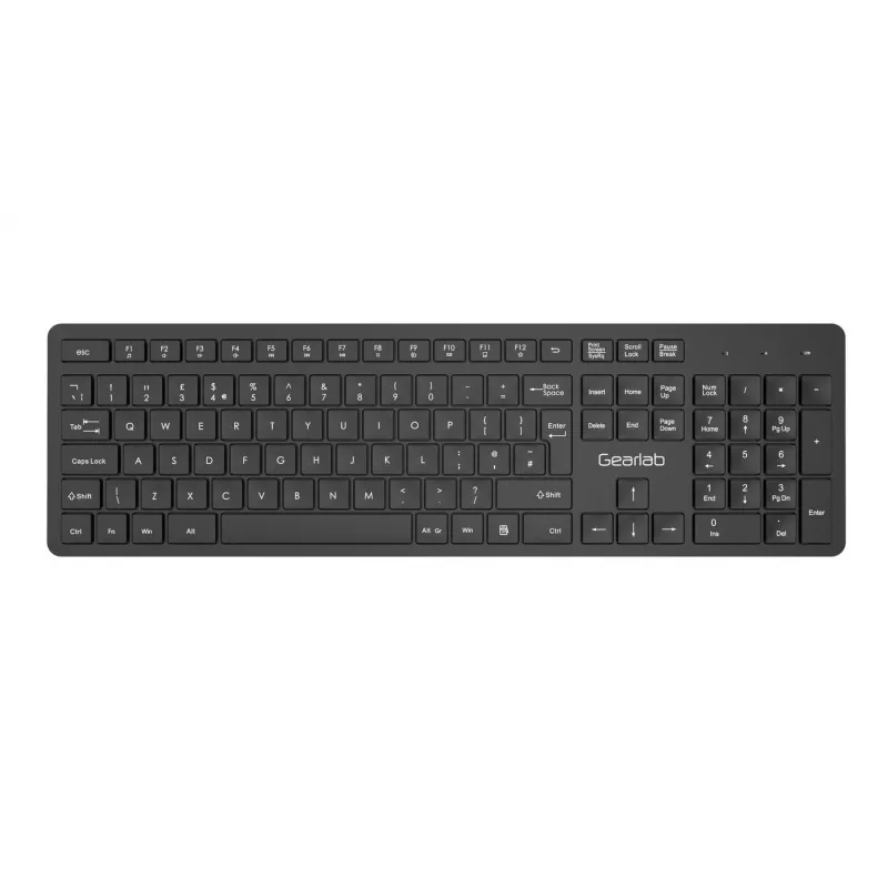 eSTUFF GLB211302 klaviatūra, skirta biurui, USB, QWERTY, UK anglų, juoda
