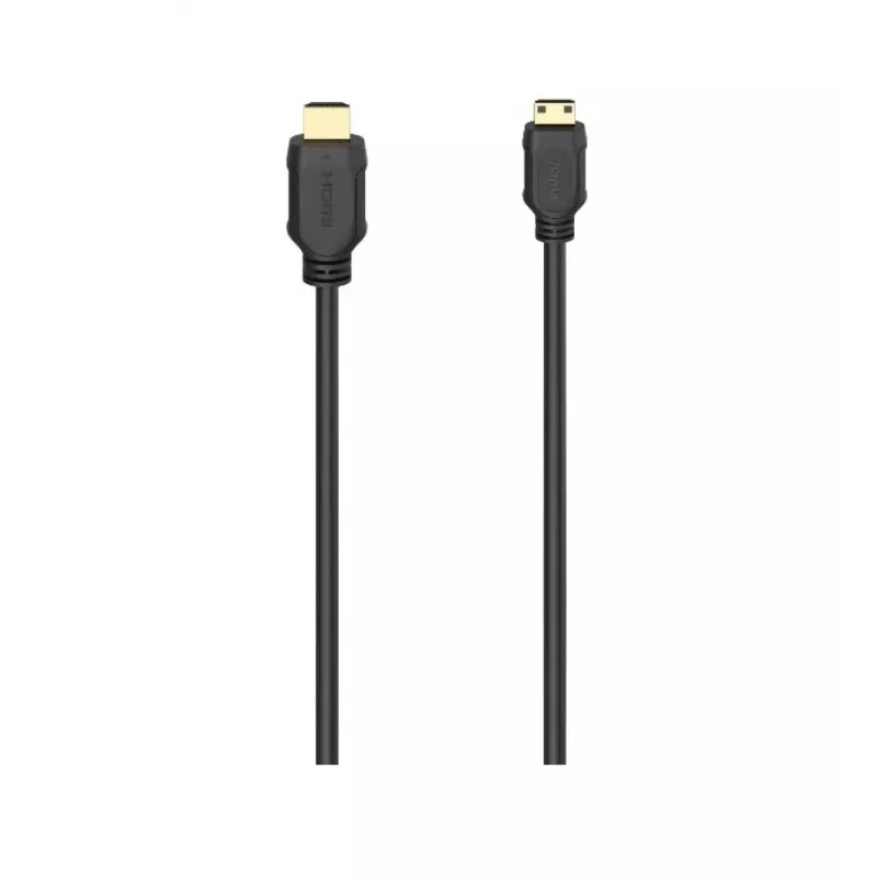 Hama HDMI kabelis 2m A tipo C tipo juodas 18 Gbit/s