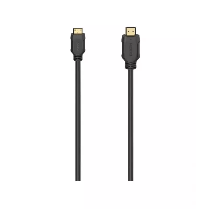 Hama HDMI kabelis 2m A tipo C tipo juodas 18 Gbit/s