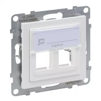 Legrand 765602 sieninė lizdo / jungiklio plokštelė Balta