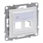 Legrand 765602 sieninė lizdo / jungiklio plokštelė Balta