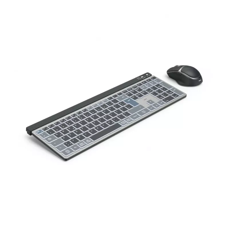 Hama WKM-750 klaviatūra Pelė įtraukta Namams/Biurui Bluetooth QWERTZ Vokiška Antracitinė, Juoda, Mėlyna