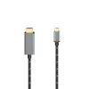 Hama 00200509 HDMI kabelis 1.5 m HDMI Type A (Standard) USB Type-C Juodas