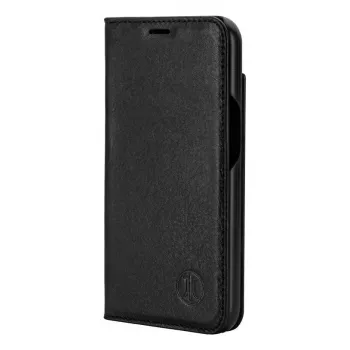Dėklo tipo piniginė JT BERLIN 11106, skirta iPhone 16E 15,4 cm, juoda