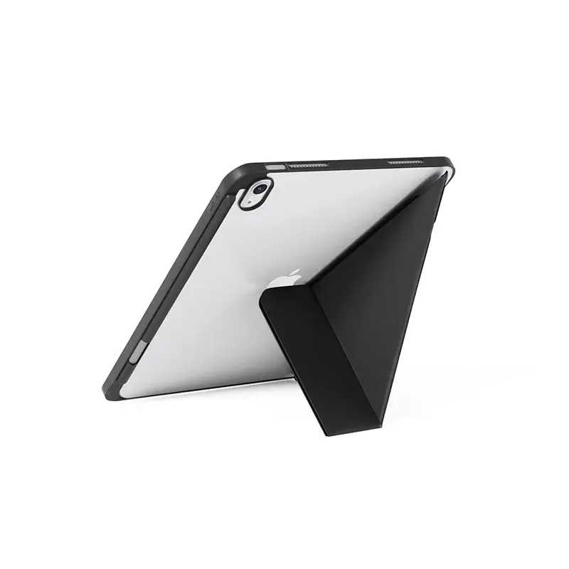 Atverčiamas dėklas Epico Hero 27,7 cm (10,9 colio) juodas permatomas Apple iPad 10,9 colio 2022
