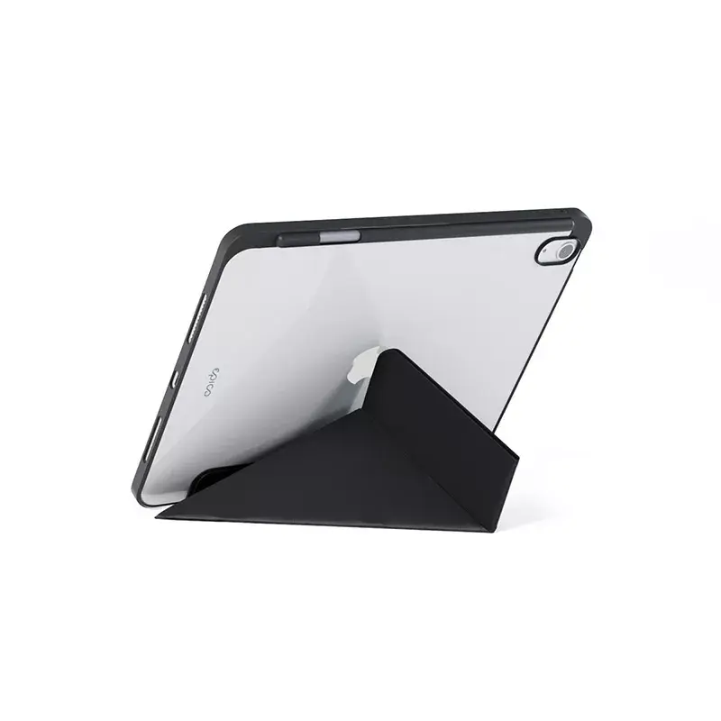 Atverčiamas dėklas Epico Hero 27,7 cm (10,9 colio) juodas permatomas Apple iPad 10,9 colio 2022