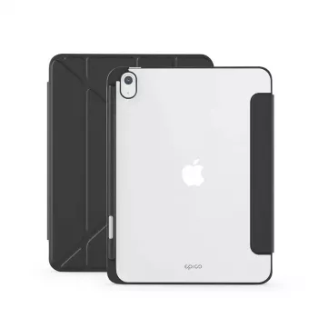 Atverčiamas dėklas Epico Hero 27,7 cm (10,9 colio) juodas permatomas Apple iPad 10,9 colio 2022