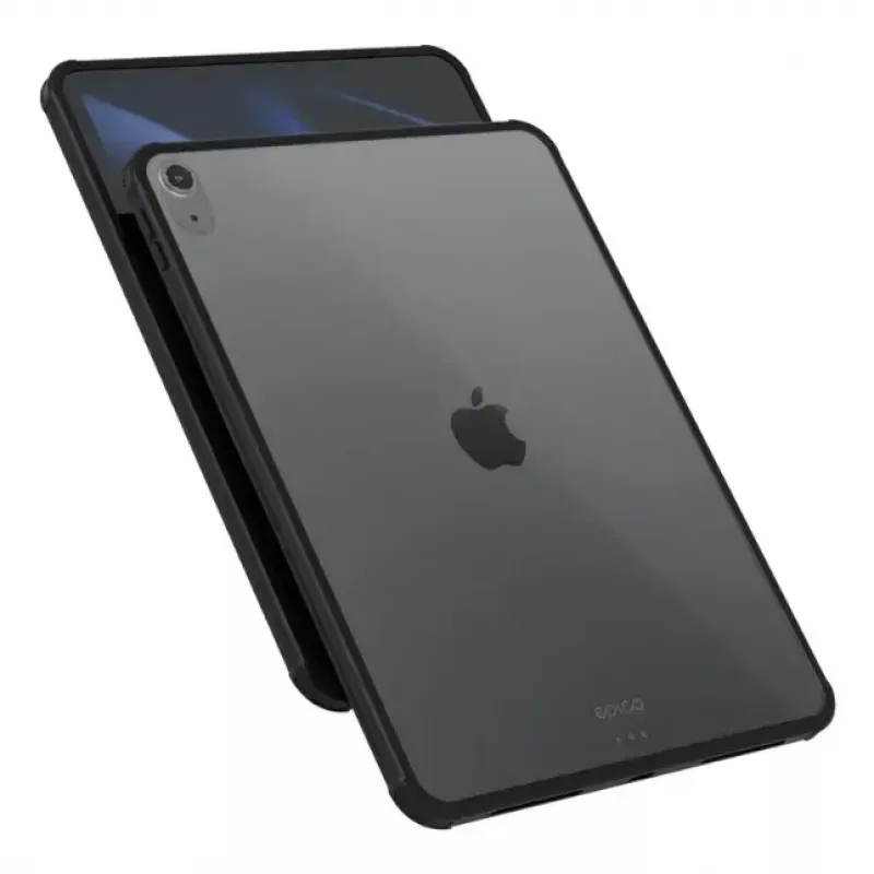Dėklas Epico Hero 32,8 cm (12,9 col.) juodas permatomas, skirtas iPad Pro 12,9 col.