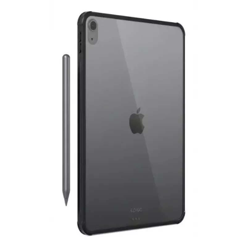 Dėklas Epico Hero 32,8 cm (12,9 col.) juodas permatomas, skirtas iPad Pro 12,9 col.