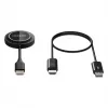 Manhattan 1080p belaidis HDMI ekrano pristatymo rinkinys, 2 dalių rinkinys su HDMI imtuvu ir HDMI siųstuvo raktu, skirtas belaidžiu būdu rodyti vaizdo signalą iš nešiojamojo kompiuterio / planšetinio kompiuterio / išmaniojo telefono HDMI televizoriuje arba projektoriuje, juodas